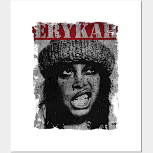 TEXTURE ART - Erykah Badu QUEEN Posters and Art